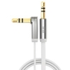Dây Audio 3.5mm dẹt,mạ vàng 1 đầu vuông 90,TPE AV119 1M 10757