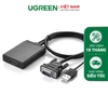 Dây chuyển đổi VGA+Audio ra HDMI hỗ trợ 1080 60p MM106 1M (combo) 40235