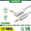 Dây Audio 3.5mm dẹt,mạ vàng 1 đầu vuông 90,TPE AV119 2M 10599
