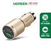 30W Dual USB Car Charger with Oualcomm QC 3.0 Technology Gold 30514
