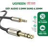 Dây Audio 3.5mm male ra 6.5mm AV127 mạ vàng 15µ cao cấp 5M 10630