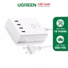 Dock sạc 4 cổng 2 cổng hỗ trợ PowerIQ 5V/6.2A max Trắng 20349