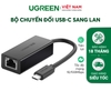 Card mạng USB 2.0 Type-C to Ethernet 10/100 Mbps vỏ nhựa ABS 30287 (15cm) 40cm 30287
