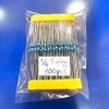 Điện trở công suất 1/4w 5 vòng màu giá trị từ 1K đến 910K dây / bịch 100 con