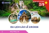 Du lịch Lào Lễ 2/9/2026: Hà Nội - Vientiane - Vang Vieng - Luang Prabang - Hà Nội