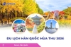 Du Lịch Hàn Quốc Mùa Thu 2026: Seoul City - Nami Island - Du thuyền Sông Hàn - Công Viên Seoul Forest - Làng Ikseon Dong - Tắm Sauna - Coex Starfield - Everland