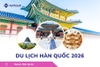 Du lịch Hàn Quốc 2026: Tour Hà Nội - Seoul - Nami - Everland - Painter Show - Thư Viện Sách