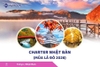 Tour Charter Nhật Bản mùa lá đỏ 2026: Niigata – Aizu – Nikko – Tokyo 5N4Đ
