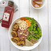 Bún gạo lứt chả giò