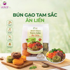 Bún gạo lứt tam sắc ăn liền