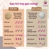 Gạo lứt đậu gà