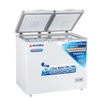 Tủ đông mát Alaska BCD 5568C sử dụng gas R600A tiết kiệm điện, dung tích 372L