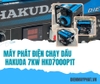 Mất điện không còn là nỗi lo: Máy phát điện chạy dầu HAKUDA 7KW HKD7000P1T