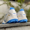 Giày Bóng Đá Mizuno Neo 4 Pro Trắng Vạch Xanh Biển TF