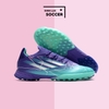 Giày Bóng Đá SF Adidas X Speedflow.1 UEFA Champions League Tím Xanh Ngọc HQ TF