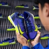 Giày Bóng Đá Mercurial Vapor 14 Pro Xanh Than Vạch Chuối Cổ Lửng TF