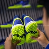 Giày Bóng Đá Mercurial Vapor 14 Pro Xanh Than Vạch Chuối Cổ Lửng TF