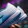 Giày Bóng Đá Mercurial Superfly 11 Elite Xanh Gót Trắng Vạch Tím Lưỡi Gà Liền TF