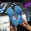Giày Bóng Đá Mercurial Superfly 11 Elite Xanh Gót Trắng Vạch Tím Lưỡi Gà Liền TF