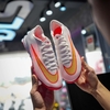 Giày Bóng Đá Trẻ Em Mercurial Superfly 11 Elite Trắng Đỏ Vạch Đồng Lưỡi Gà Liền TF
