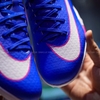 Giày Bóng Đá Mercurial Vapor 16 Academy Xanh Coban Đế Trắng Mới TF