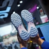 Giày Bóng Đá F50 Elite Laceless Xanh Ngọc Vạch Đen TF