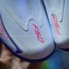 Giày Bóng Đá F50 Trẻ Em Hyperfast Elite Laceless Trắng Xanh Không Dây TF
