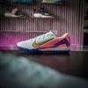 Giày Bóng Đá Mercurial Vapor 16 Academy MDS 009 Trắng Đế Xanh Vạch Đồng Bản Đẹp Đế Zoom TF
