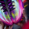 Giày Bóng Đá Mercurial Vapor 17 Elite Hồng Tím Vạch Vàng Đế Đệm Loại Đẹp TF