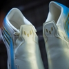 Giày Bóng Đá F50 Messi Elite Tango Trắng Xanh Giấu Dây TF