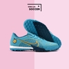 Giày Bóng Đá SF Nike Mercurial Vapor 14 Academy Blueprint Xanh Biển Vạch Cam HQ TF