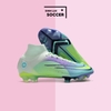 Giày Bóng Đá SF Nike Mercurial Superfly 8 Elite MDS005 Trắng Tím Xanh Ngọc Cổ Cao FG