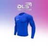 Áo Giữ Nhiệt Thể Thao ĐINH LỰC SOCCER Co Dãn 4 Chiều, Đường Chỉ Công Nghệ Mới, Ôm Sát Cơ Thể XANH DƯƠNG