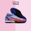 Giày Bóng Đá SF Nike Mercurial Superfly 8 Academy Mbappe Tím Cổ Cao V2 TF