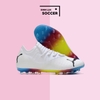 Giày Bóng Đá SF Puma Future Z 1.3 Pro Trắng Đế Xanh Đỏ Vàng MG