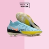 Giày Bóng Đá Nike Phantom GT2 Elite Lucent Xanh Biển Vàng Cổ Cao FG