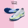 Giày Bóng Đá SF Nike Phantom GT2 Elite Progress Xám Xanh Vạch Chuối V2 TF
