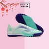 Giày Bóng Đá SF Nike Mercurial Vapor 14 Academy MDS005 Trắng Tím Xanh Ngọc TF
