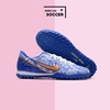 Giày Bóng Đá Nike Mercurial Vapor 15 Academy CR7 Trắng Xanh Vạch Đồng V2 TF
