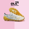 Giày Bóng Đá Mizuno Alpha Ramos Trắng Đen Vạch Vàng FG