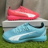 Giày Bóng Đá Puma Ultra Ultimate Mix Xanh Hồng Đinh TF