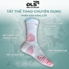 Tất thể thao chuyên dụng ĐINH LỰC SOCCER X NEVOR Có Đệm, Chống Trơn, Tránh Chấn Thương