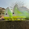 Giày Bóng Đá Adidas X Crazyfast.1 Trắng Xanh Lá Vạch Đen AG