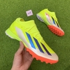 Giày Bóng Đá Adidas X Crazyfast.3 Xanh Nõn Chuối Vạch Xanh Than Đế 3 Màu TF