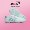 Giày Bóng Đá 3 Sọc Loại 1 ĐINH LỰC SOCCER Trắng Sọc Bạc TF