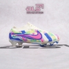 Giày Bóng Đá Nike Mercurial Vapor 15 Elite 7 Màu Vạch Hồng Đế Xanh FG
