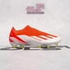 Giày Bóng Đá Adidas Crazyfast.1 Laceless Đỏ Vạch Trắng Không Dây FG