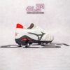Giày Bóng Đá Mizuno Neo 4 Trắng Gót Đỏ Vạch Đen FG