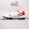 Giày Bóng Đá Nike Tiempo Academy Legend 10 Trắng Gót Đỏ TF