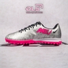 Giày Bóng Đá Nike Mercurial Vapor 15 Academy Xám Bạc Vạch Hồng TF